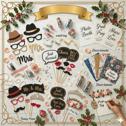 Photo booth and fun accessories